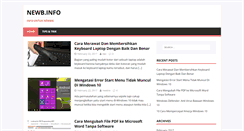 Desktop Screenshot of newb.info