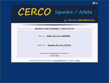 Tablet Screenshot of cercosquadra.newb.it